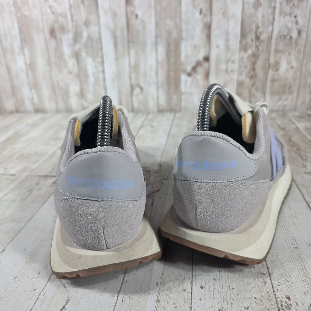 New Balance Women's Gray Sneakers with Light Blue 'N' - Picture 3 of 8